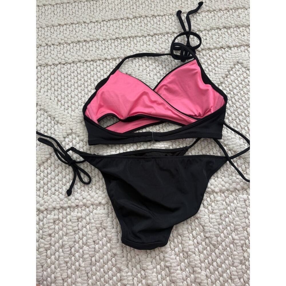 NWOT Womens Victoria Secret PINK Black Bikini Size XS - Picture 4 of 4